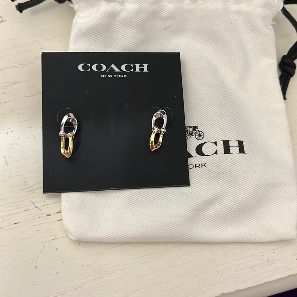 Coach earrings.